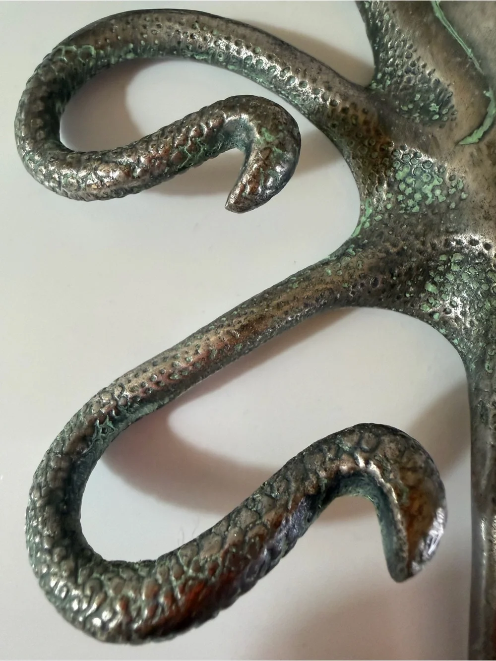 Original Anthropologie Octopus Wall Hook in heavy metal made in India from 2012